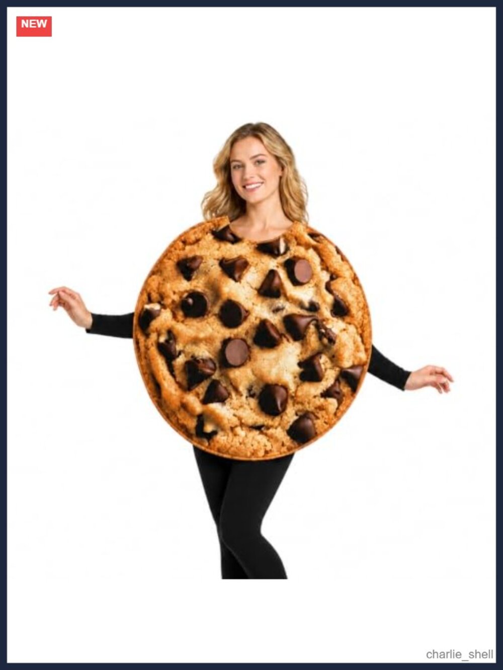 Chocolate Chip Cookie Adult Halloween Costume Tunic